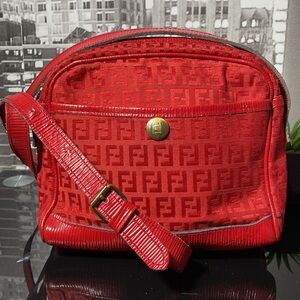 Fendi Red Crossbody Bag